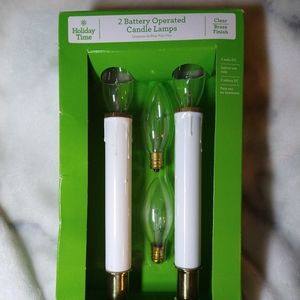 Holiday Time battery operated lamps (flameless candles)